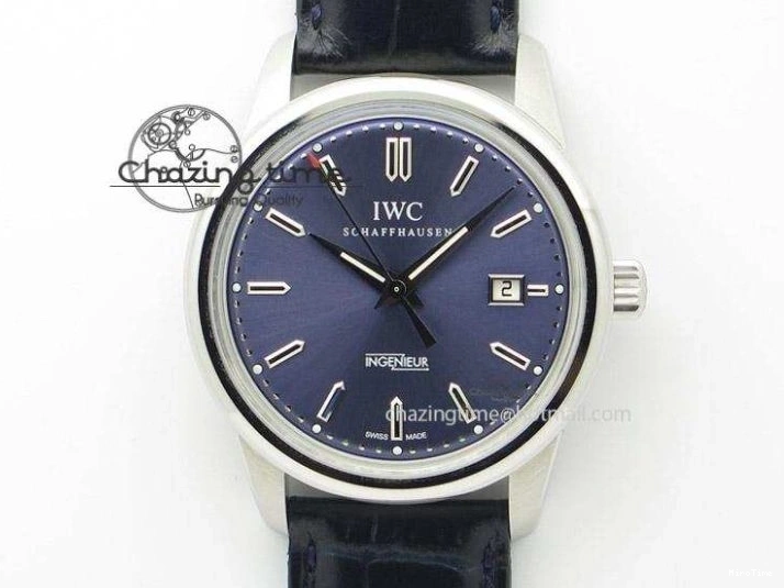 MIROTIME 0217 EasyMatch Aquatimer Automatic IW329004 V6F 1:1 Best Edition Blue Dial On SS Bracelet MIYOTA 7224